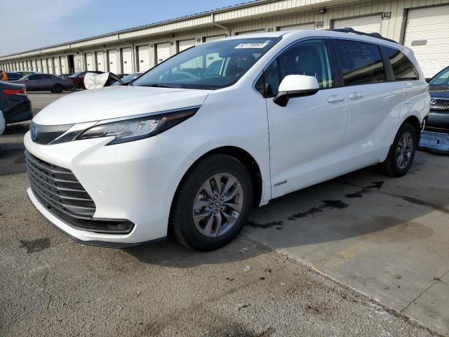 TOYOTA SIENNA LE 2021 5tdbskfc0ms021160