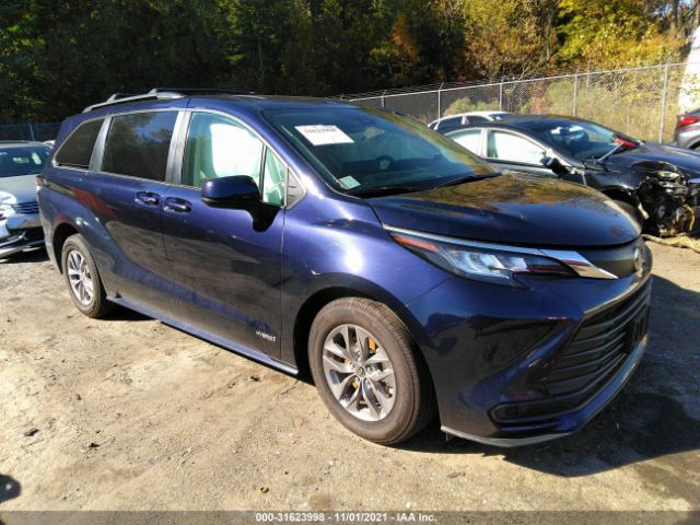 TOYOTA SIENNA 2021 5tdbskfc1ms021202