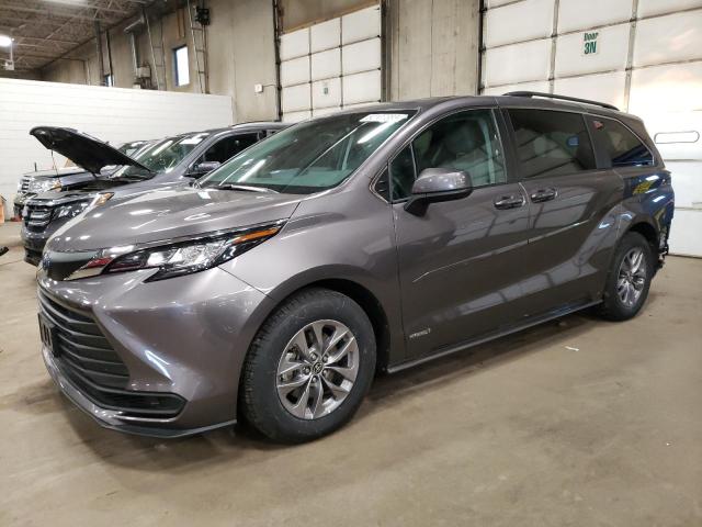 TOYOTA SIENNA LE 2021 5tdbskfc3ms014669