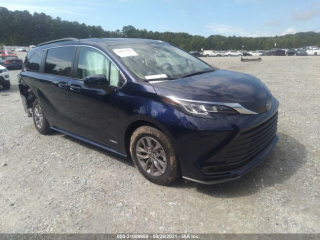 TOYOTA SIENNA 2021 5tdbskfc3ms020553