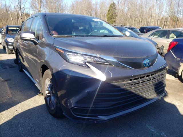 TOYOTA SIENNA LE 2021 5tdbskfc7ms013413