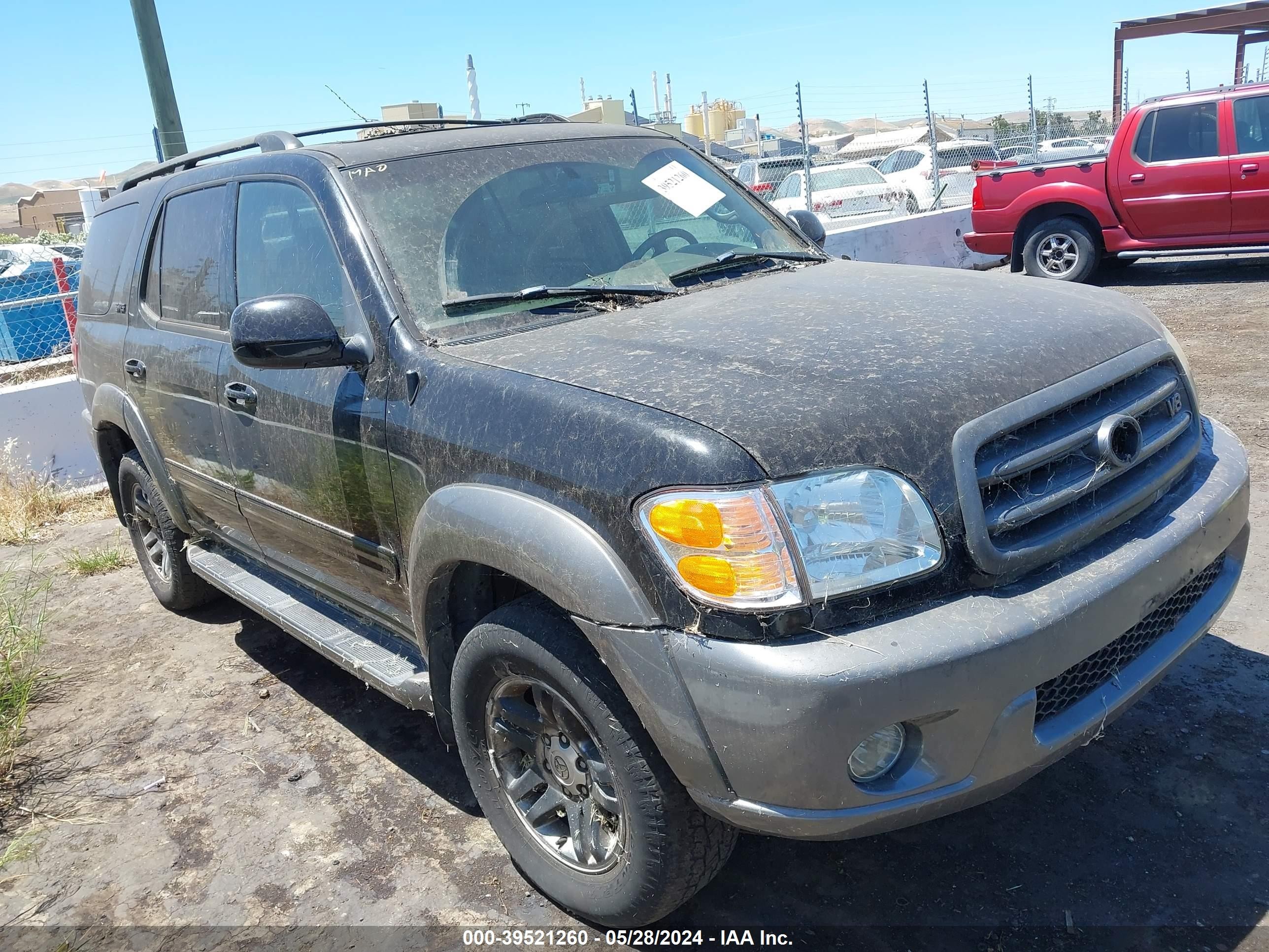 TOYOTA SEQUOIA 2004 5tdbt44a24s210080