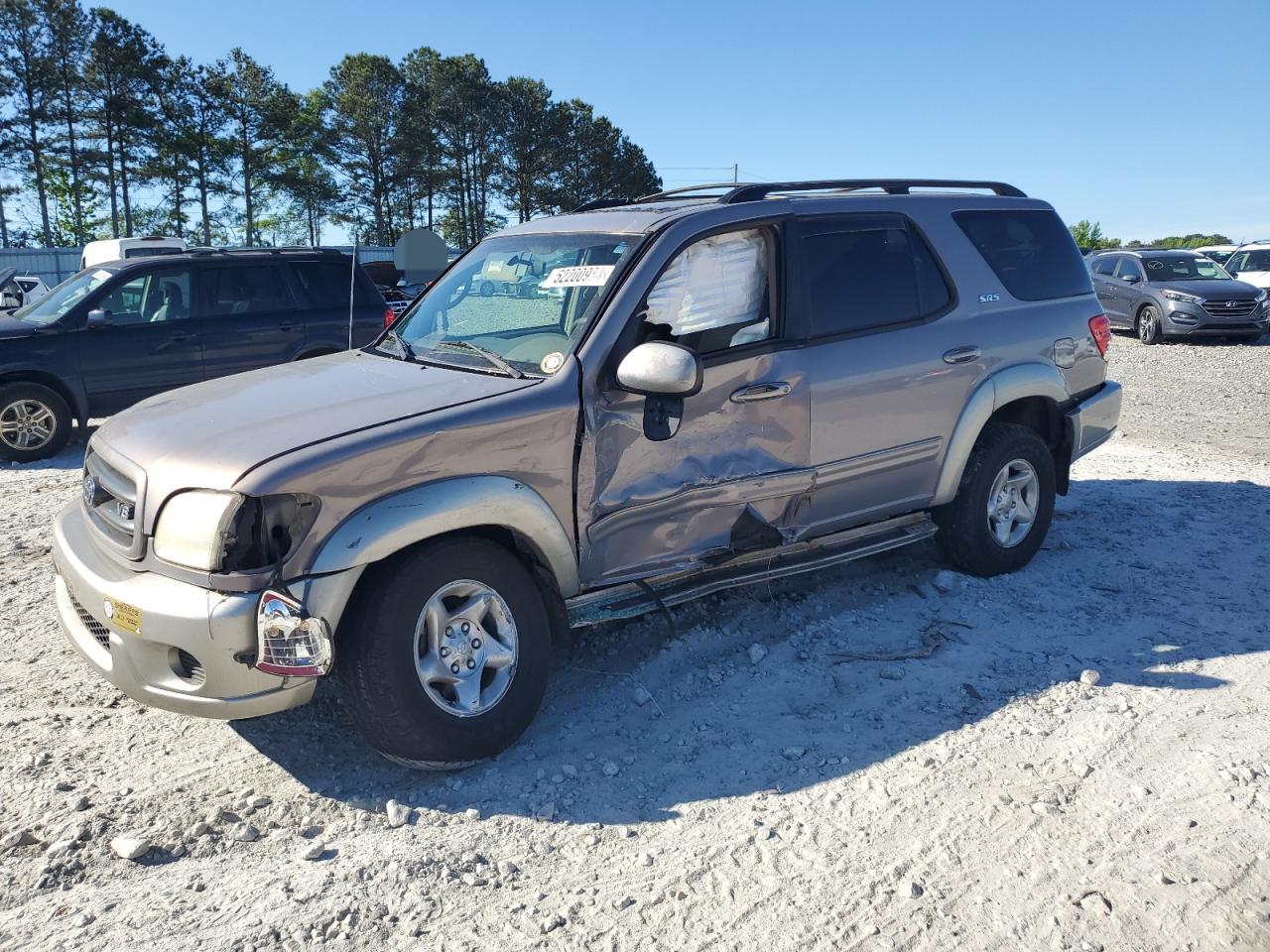 TOYOTA SEQUOIA 2001 5tdbt44a41s048514