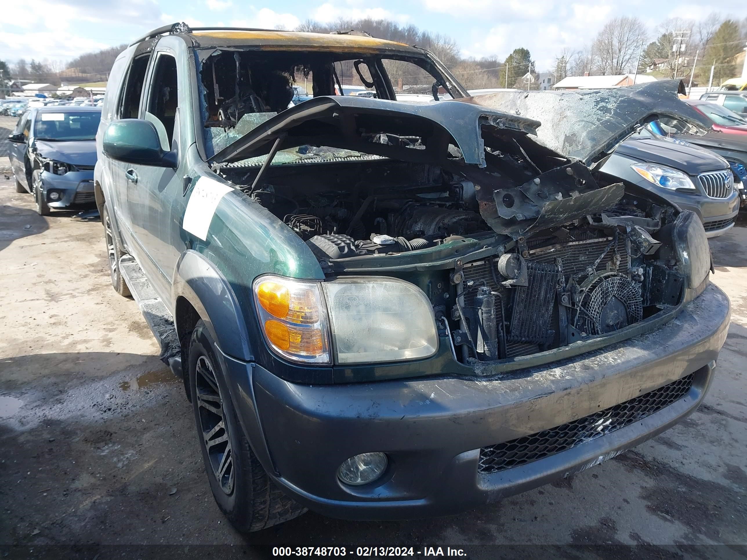 TOYOTA SEQUOIA 2003 5tdbt44a43s184855