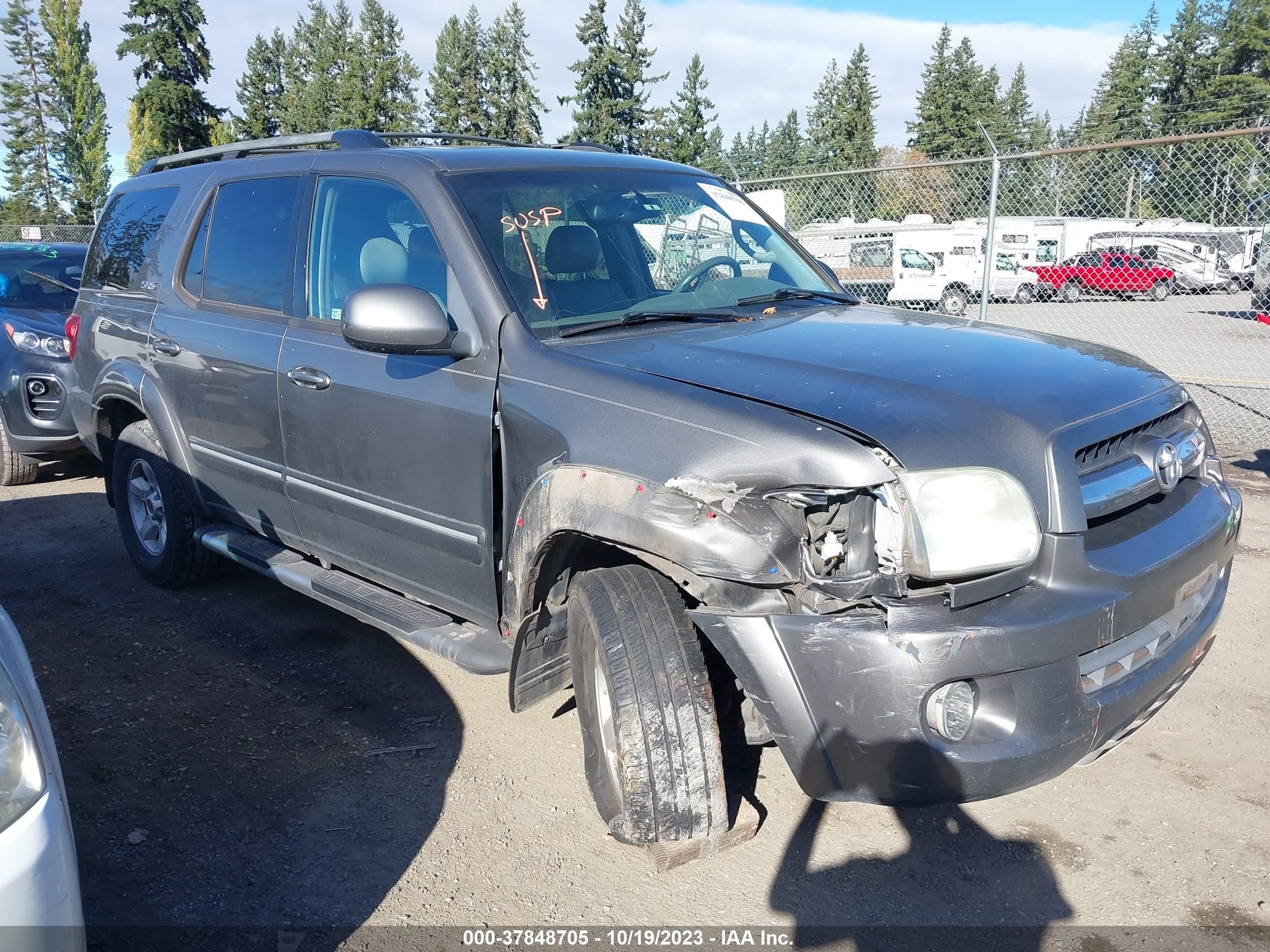 TOYOTA SEQUOIA 2005 5tdbt44a75s240824