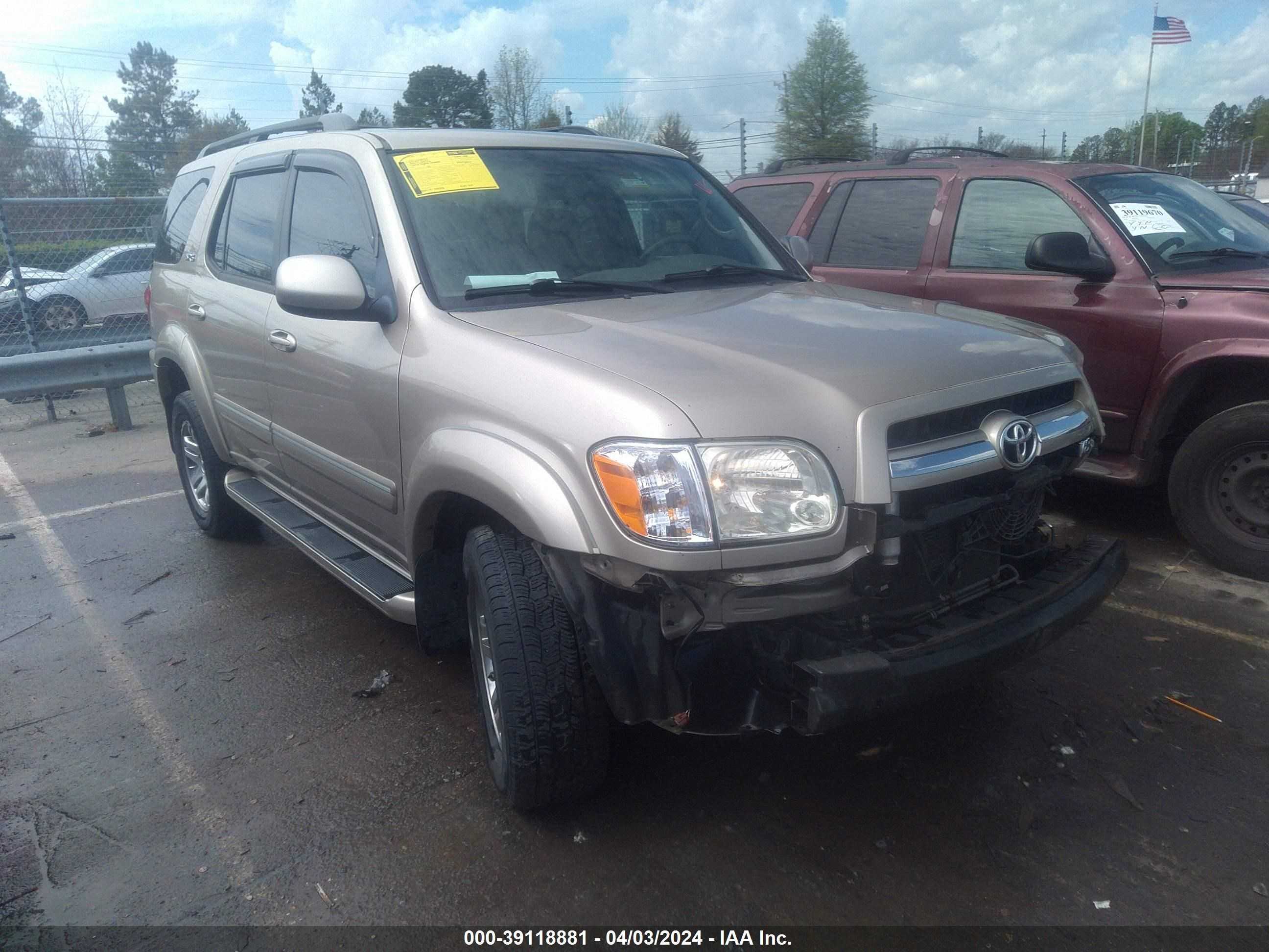 TOYOTA SEQUOIA 2006 5tdbt44a76s263201