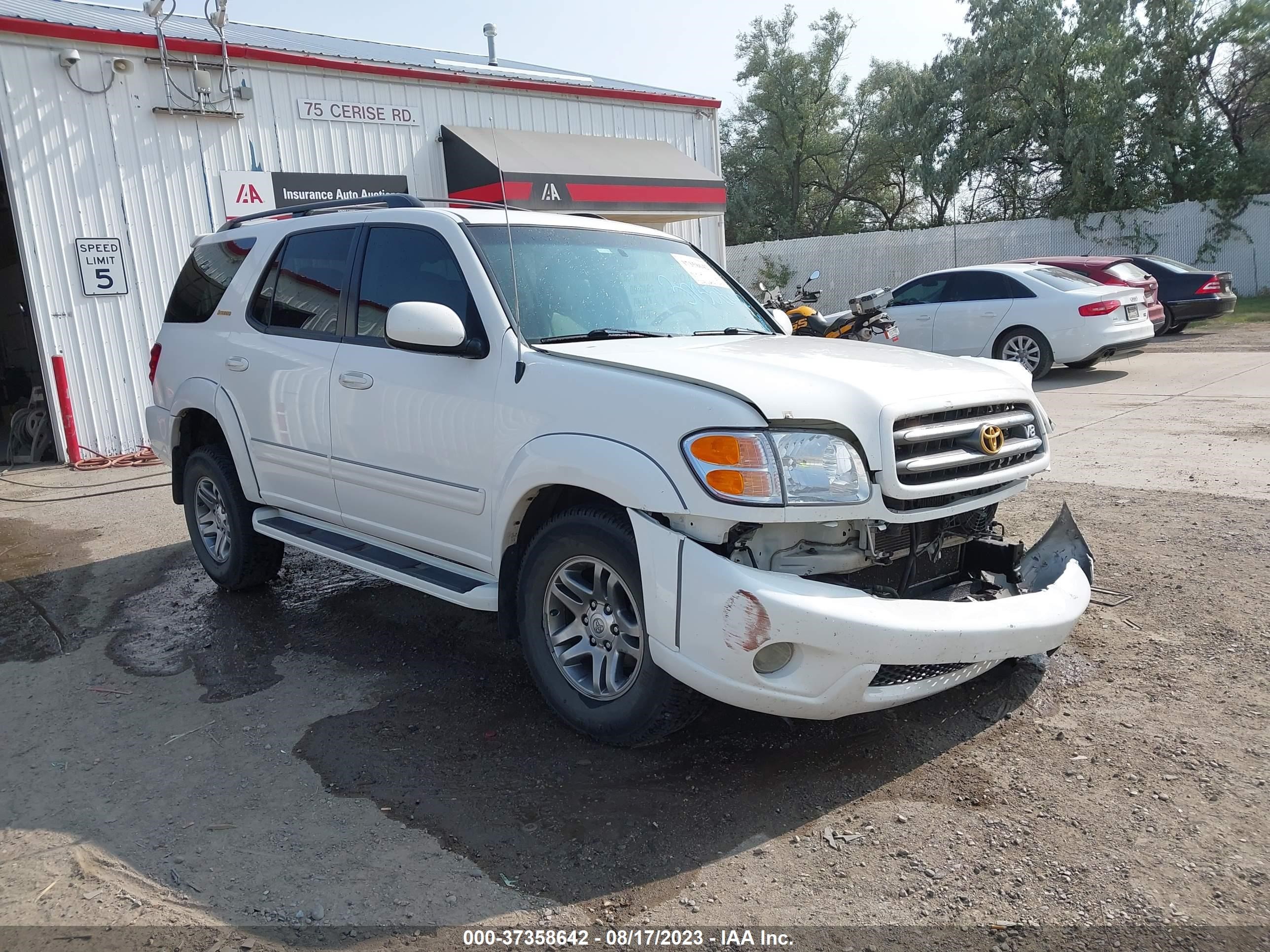 TOYOTA SEQUOIA 2003 5tdbt48a03s154052