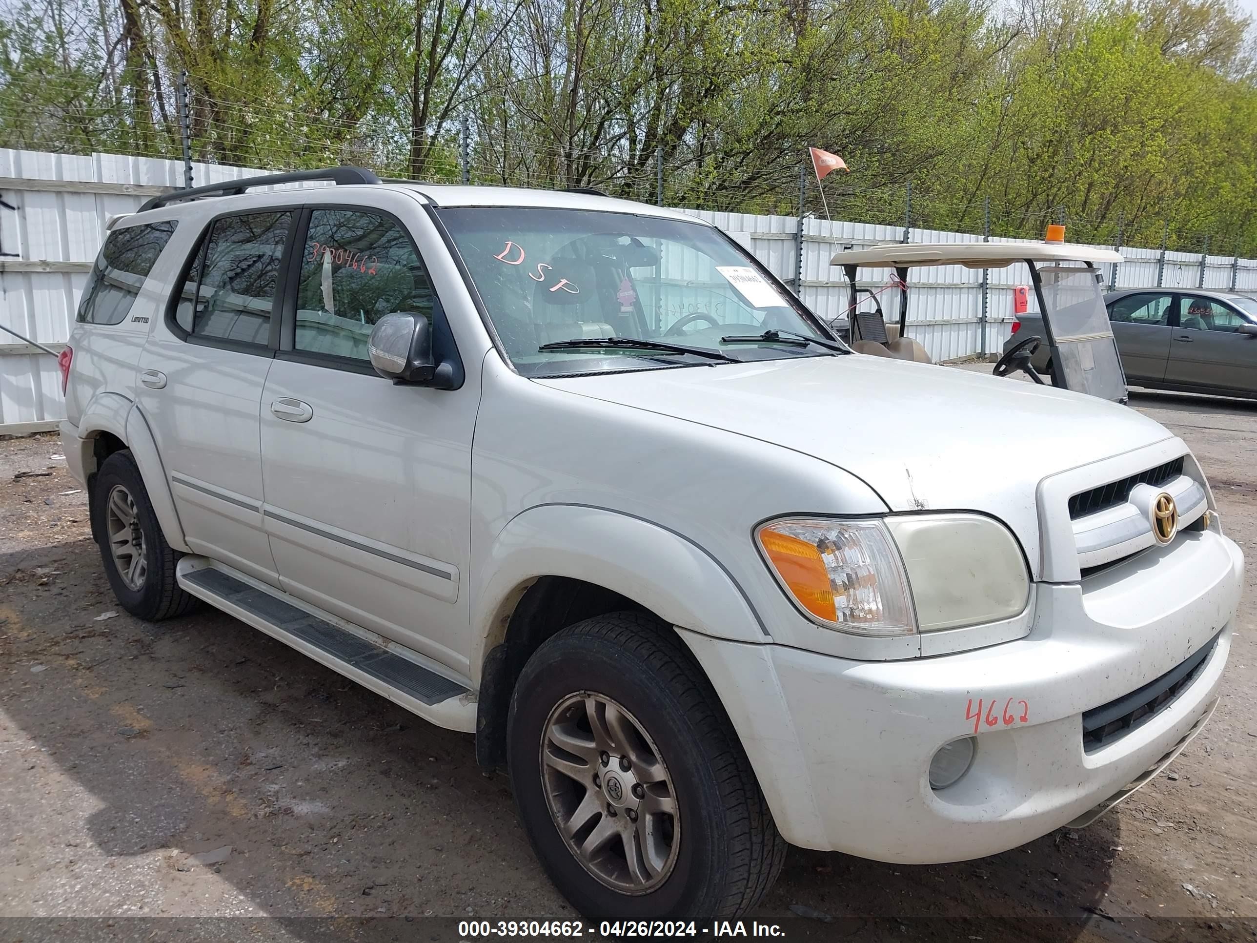 TOYOTA SEQUOIA 2007 5tdbt48a07s288193