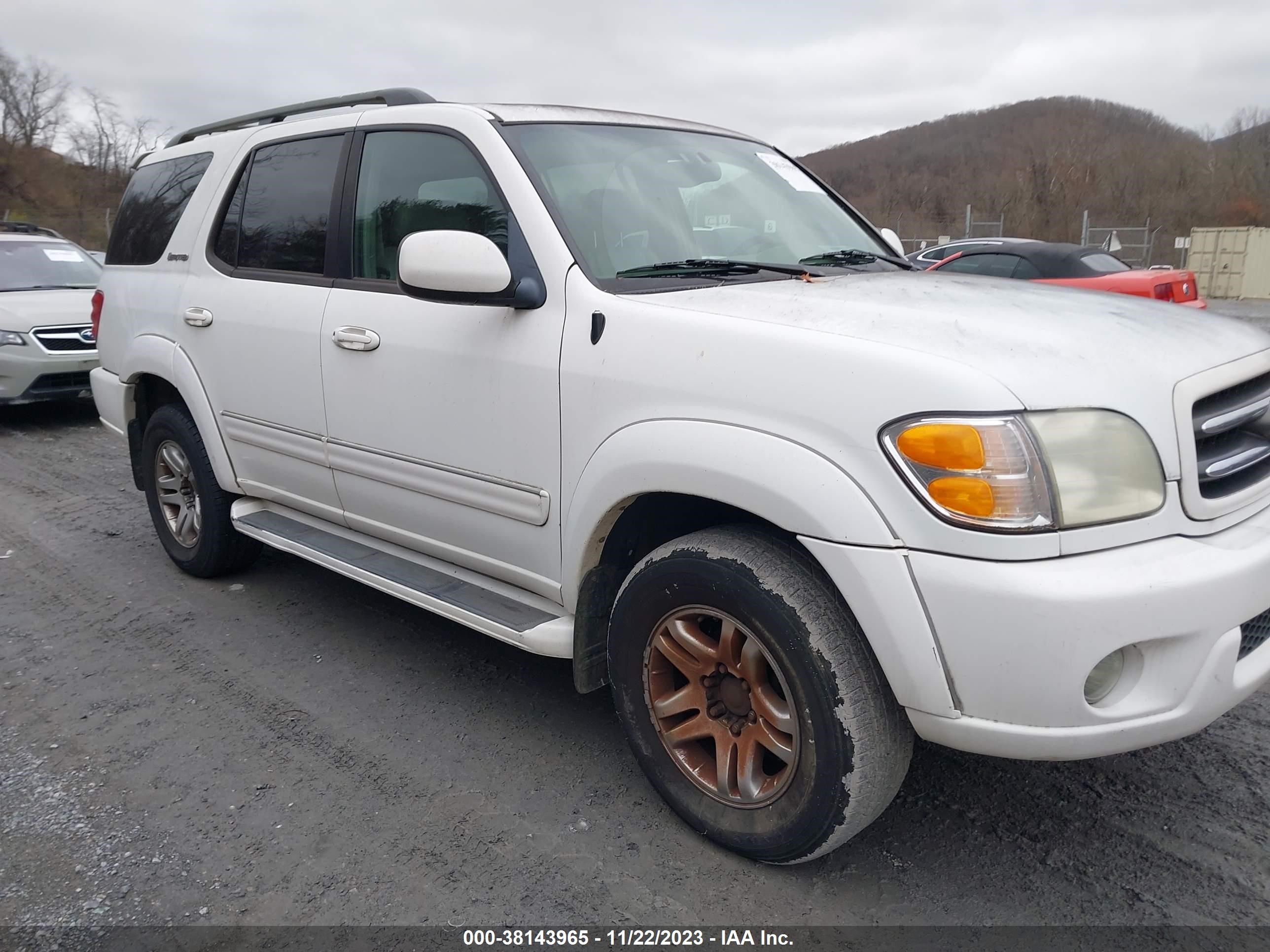 TOYOTA SEQUOIA 2003 5tdbt48a13s194866