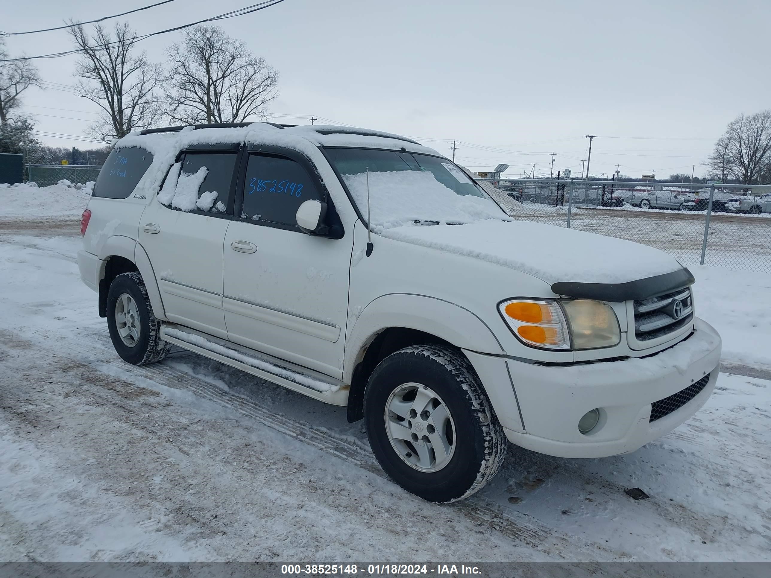 TOYOTA SEQUOIA 2001 5tdbt48a21s042169