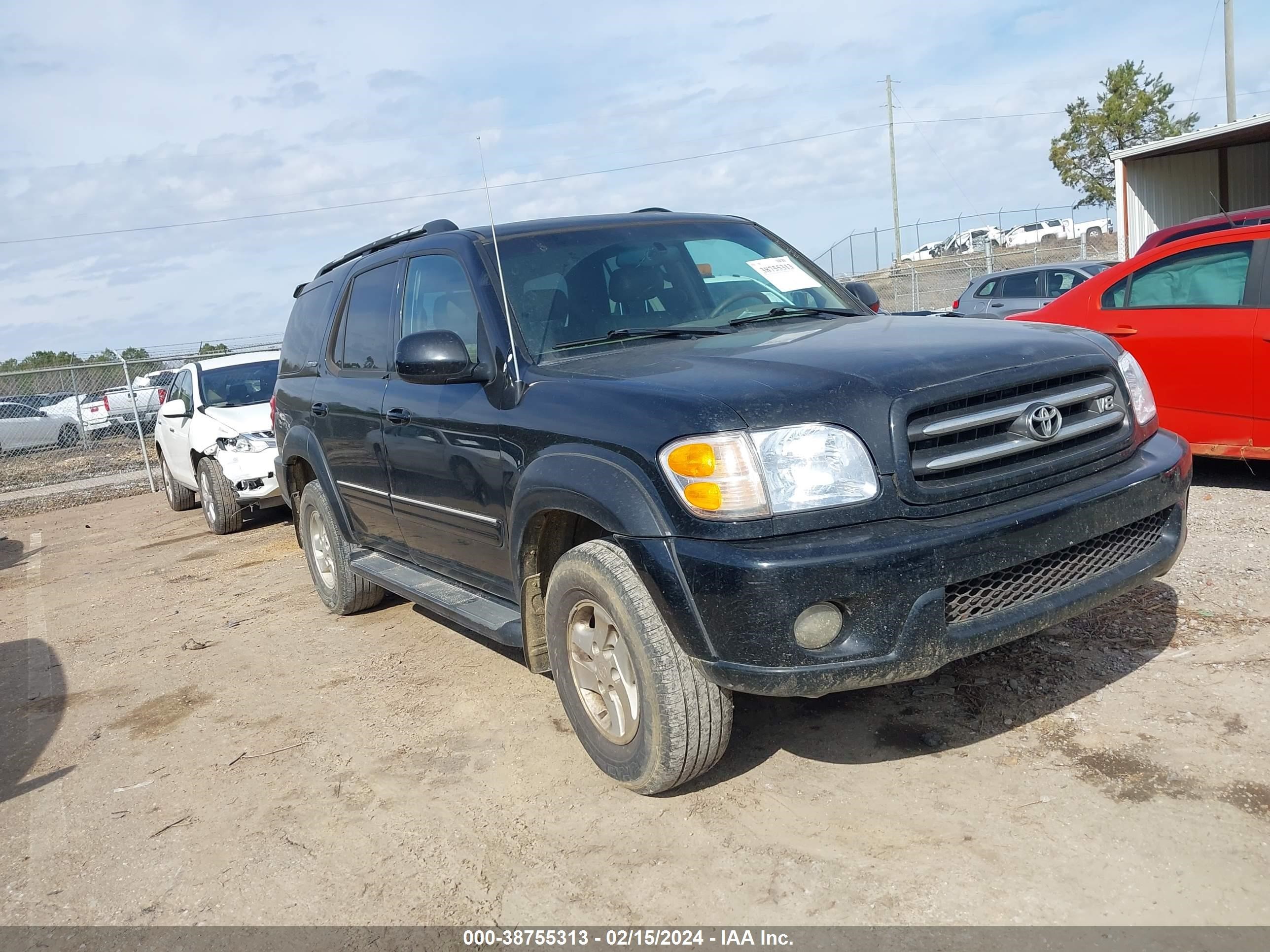 TOYOTA SEQUOIA 2002 5tdbt48a22s119379