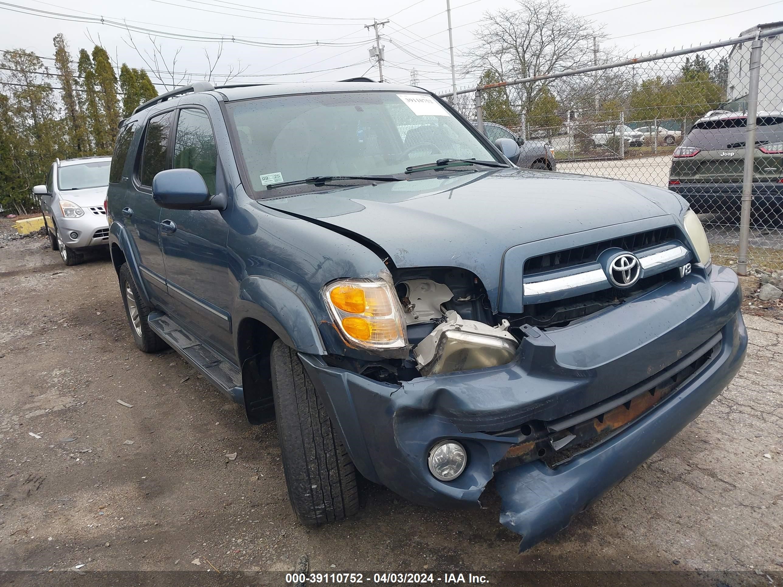 TOYOTA SEQUOIA 2006 5tdbt48a26s258644