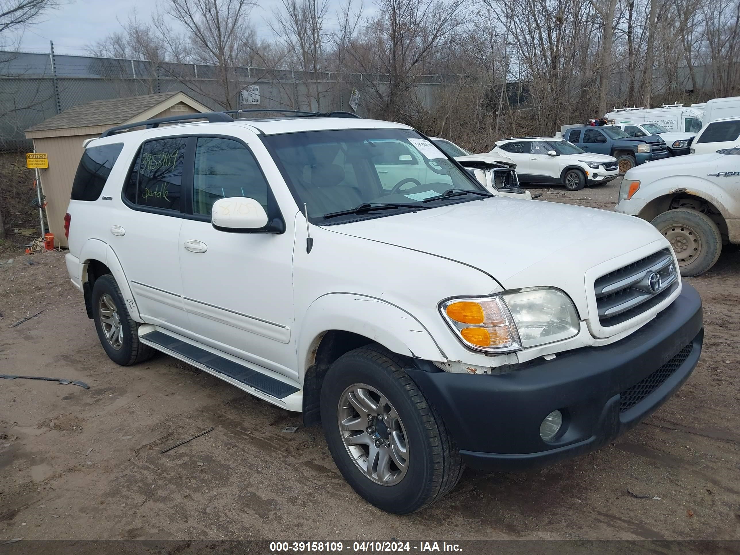 TOYOTA SEQUOIA 2004 5tdbt48a34s225469