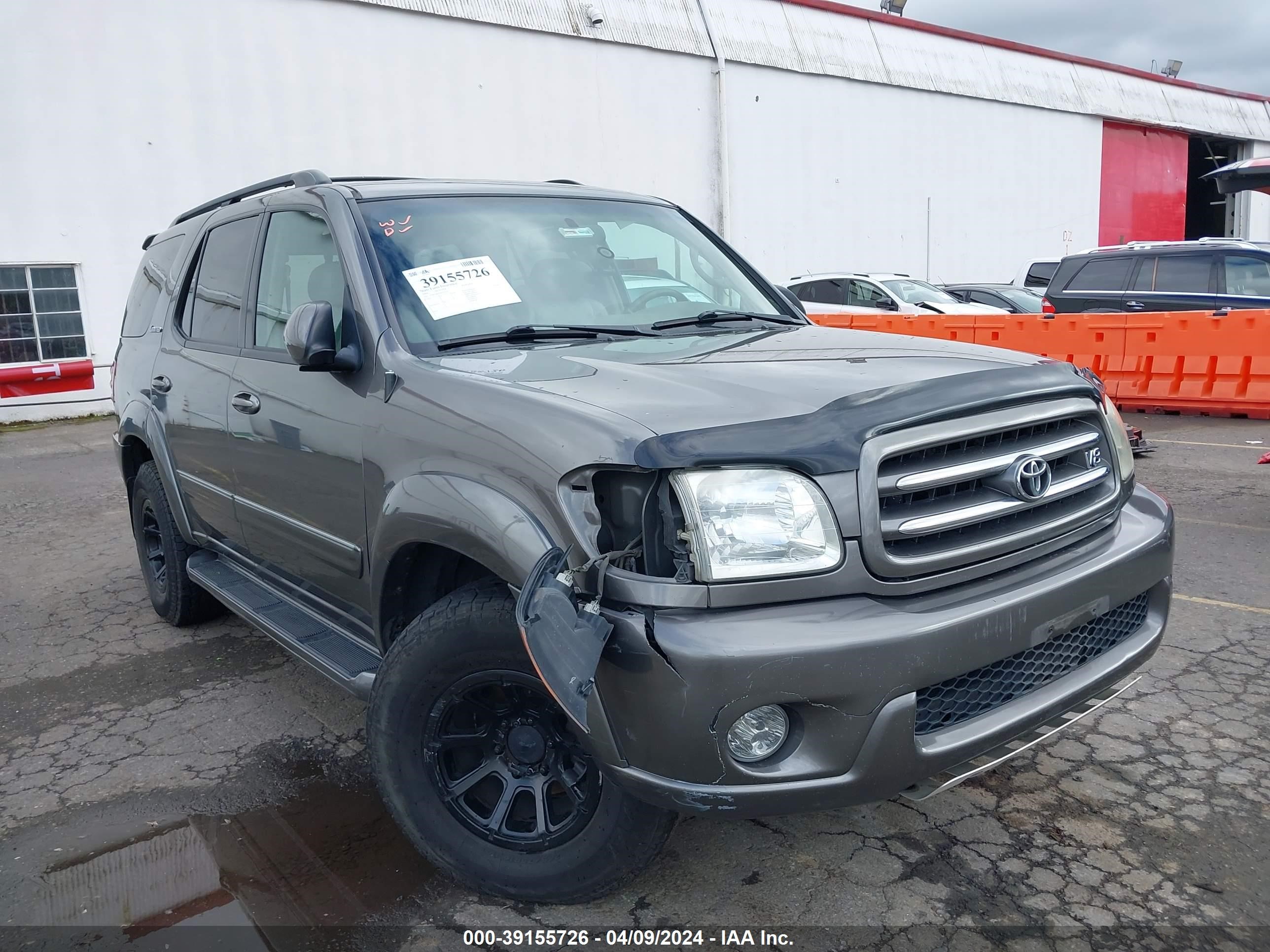 TOYOTA SEQUOIA 2004 5tdbt48a34s225634