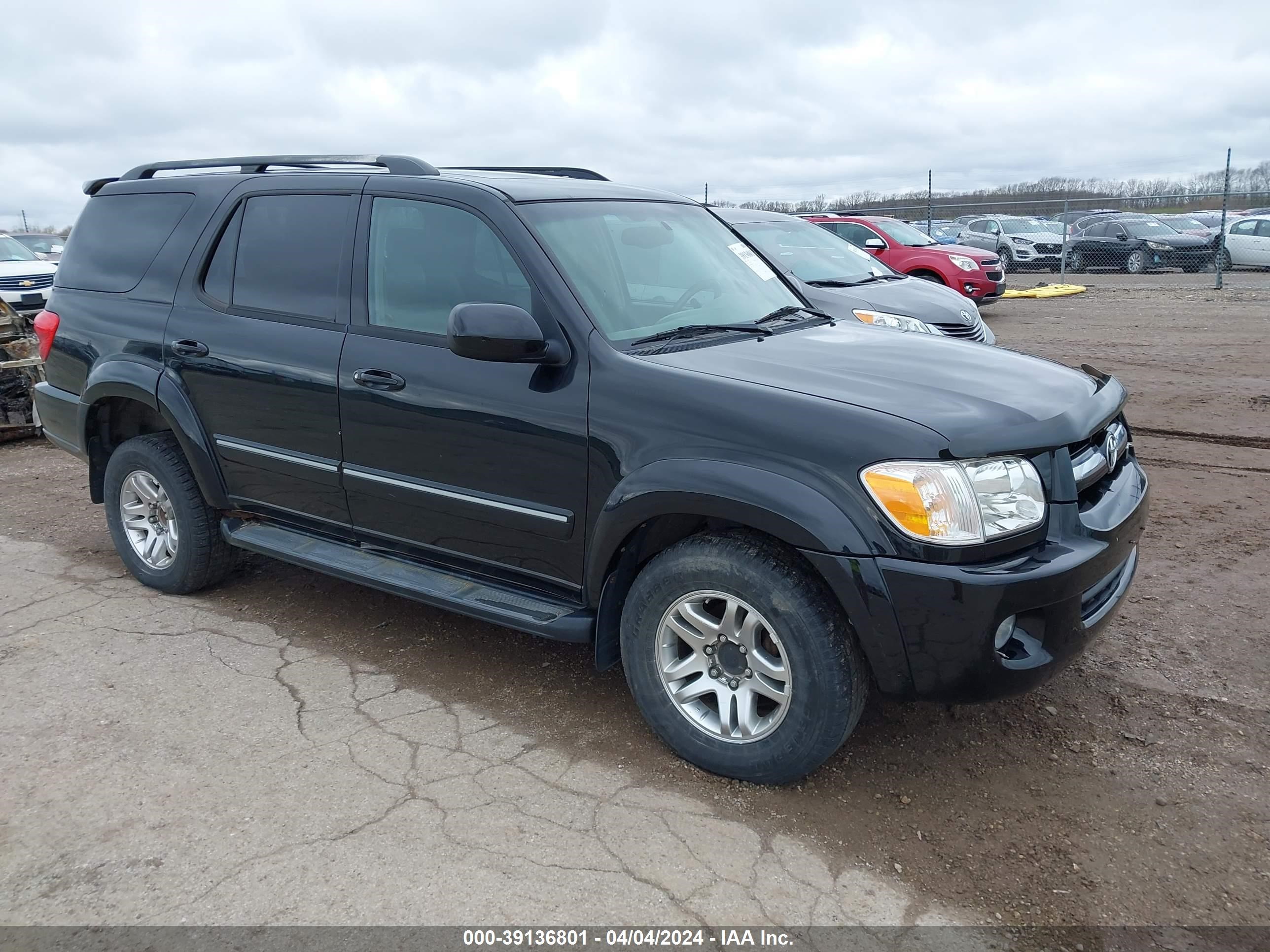 TOYOTA SEQUOIA 2005 5tdbt48a35s254231