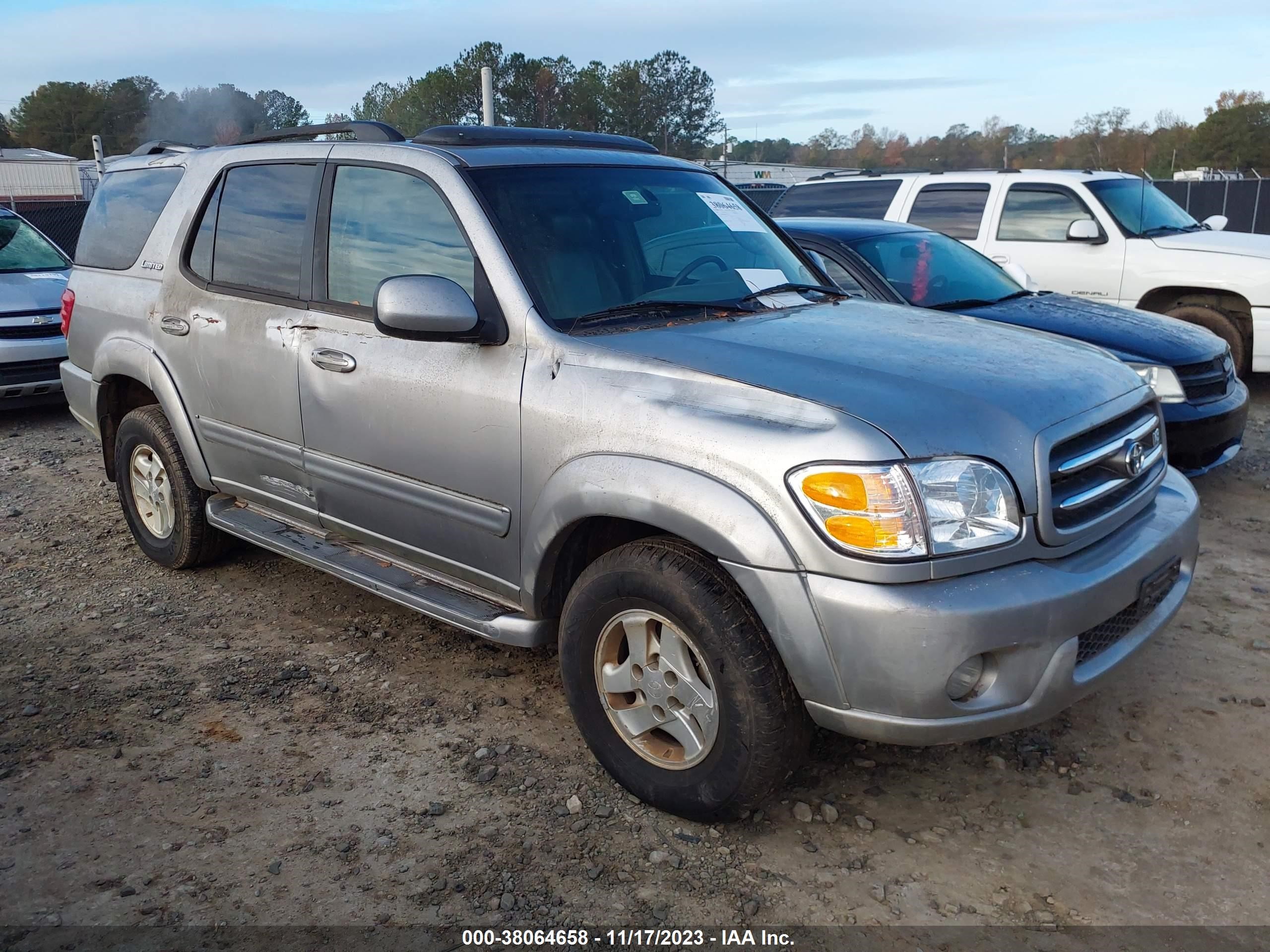 TOYOTA SEQUOIA 2001 5tdbt48a41s015216