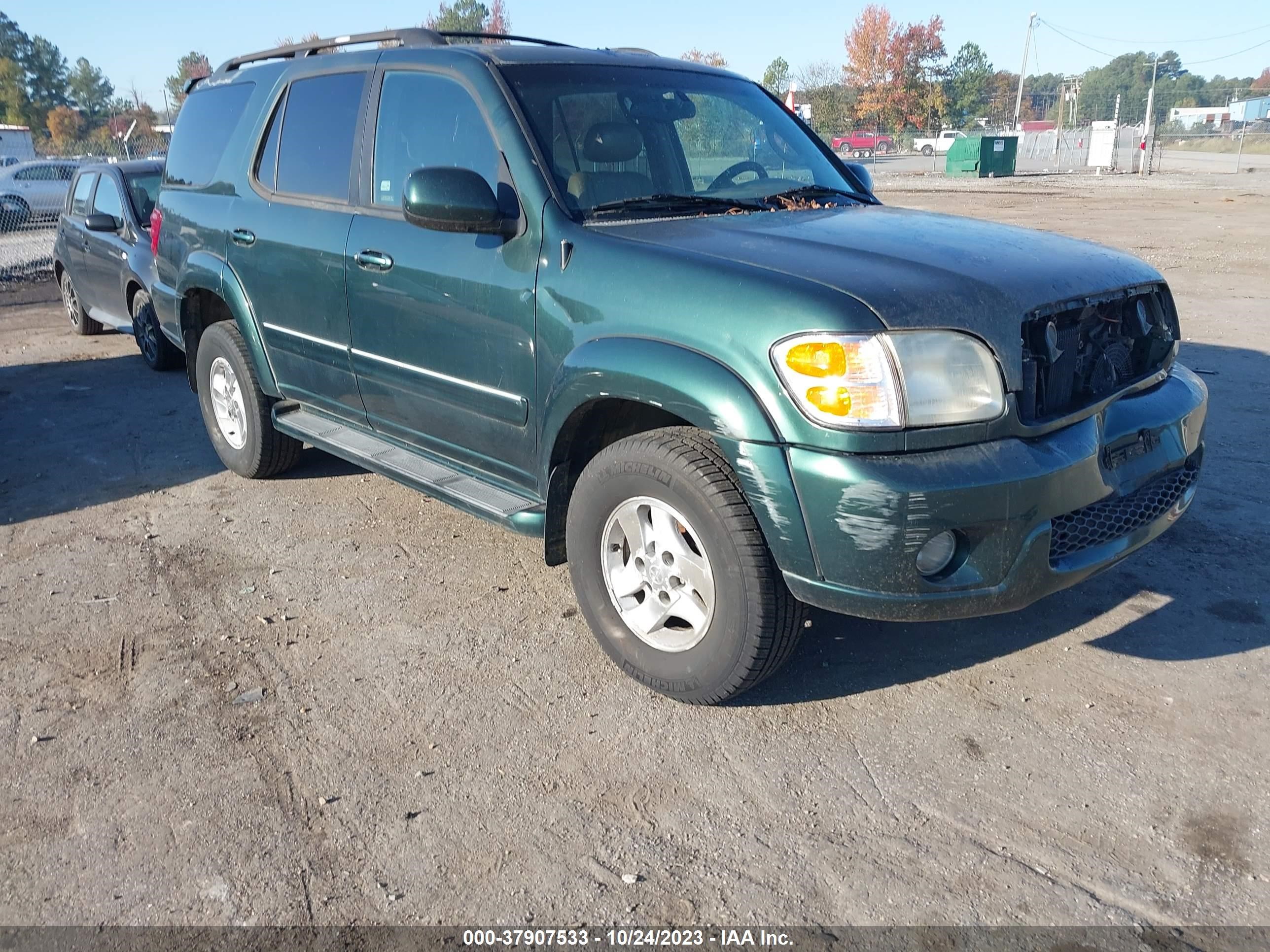 TOYOTA SEQUOIA 2002 5tdbt48a42s084313