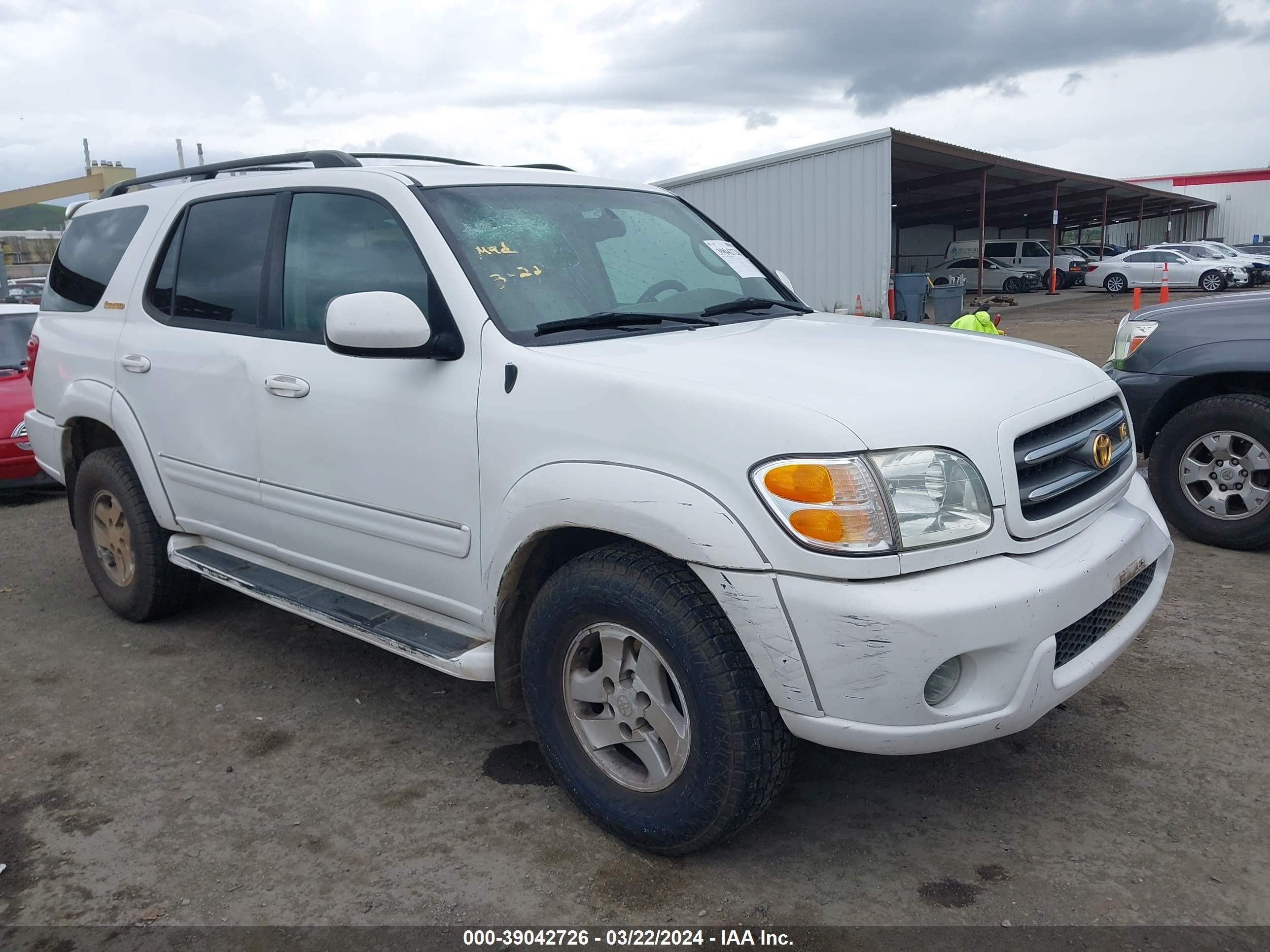 TOYOTA SEQUOIA 2002 5tdbt48a42s103703