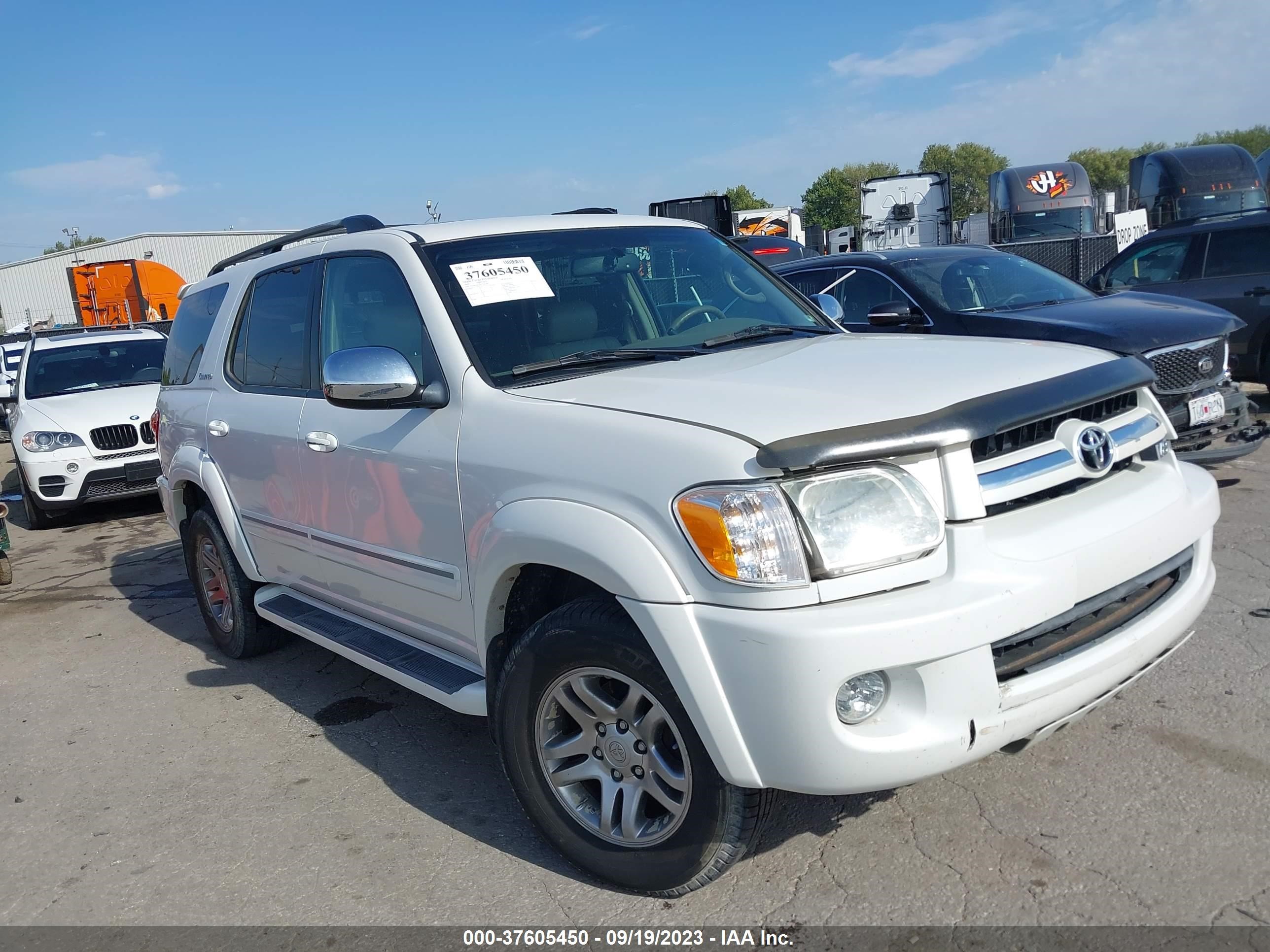 TOYOTA SEQUOIA 2007 5tdbt48a47s288200