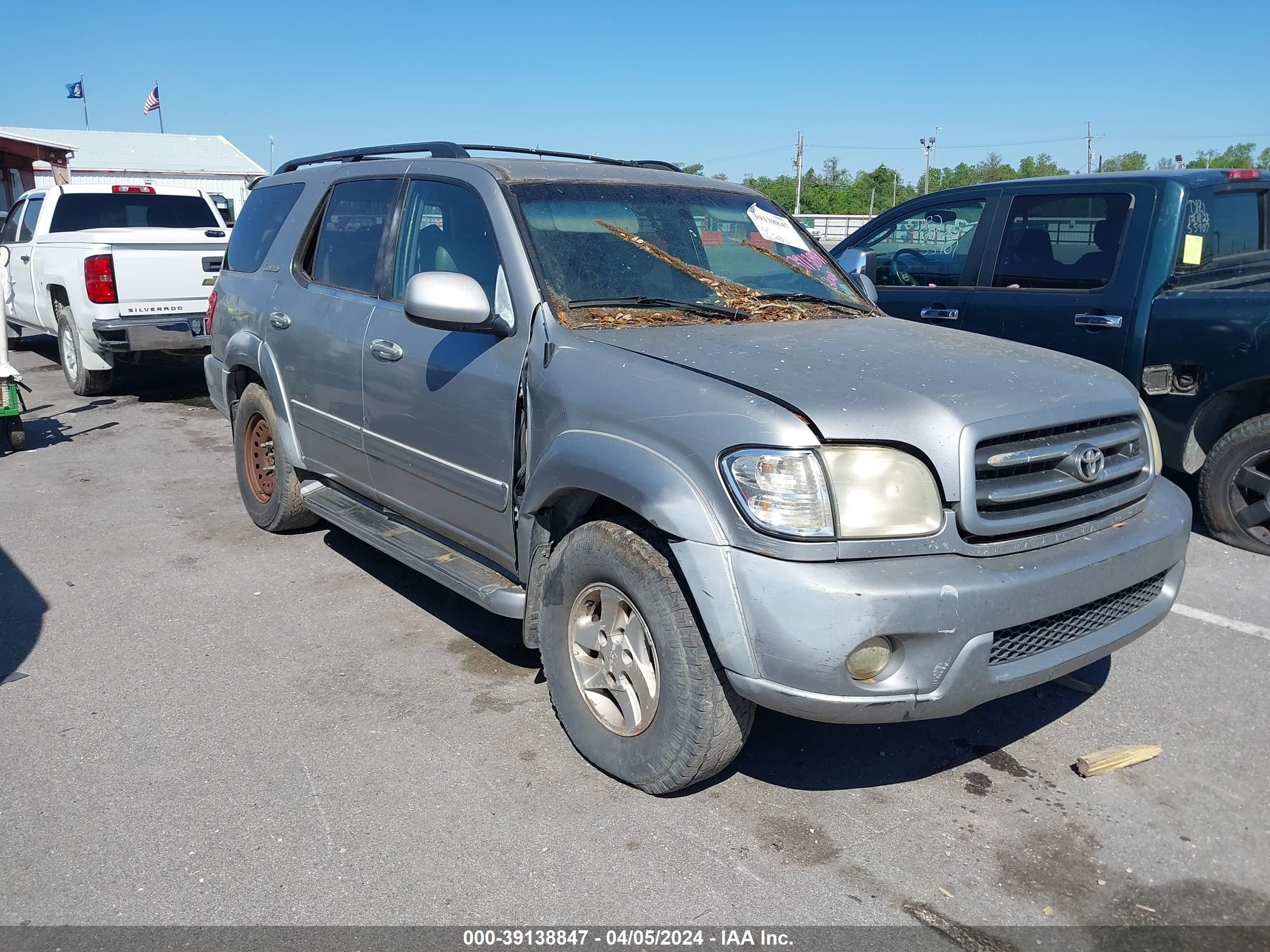 TOYOTA SEQUOIA 2002 5tdbt48a62s082661