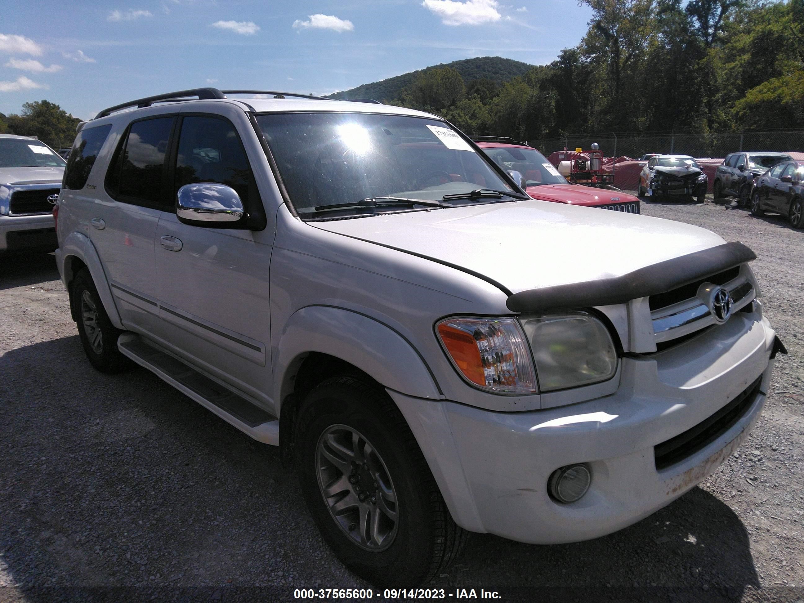 TOYOTA SEQUOIA 2007 5tdbt48a77s284187