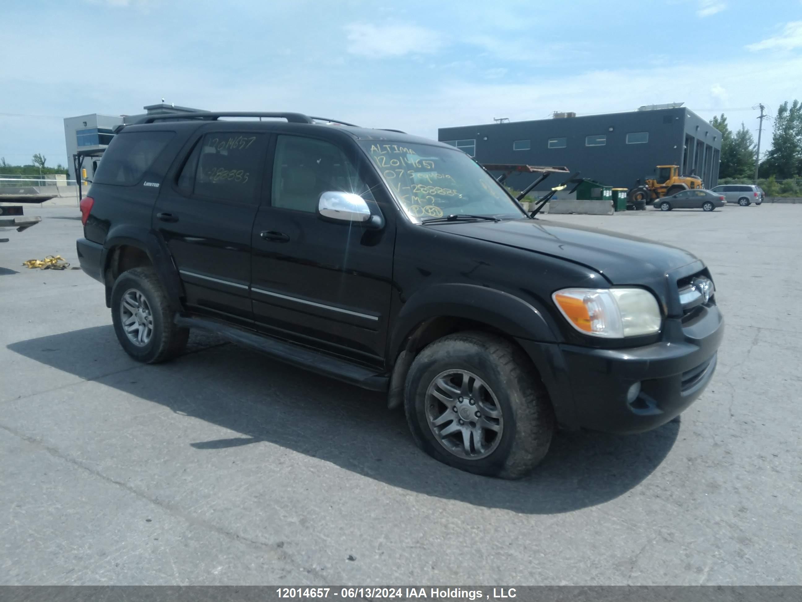 TOYOTA SEQUOIA 2007 5tdbt48a77s288885