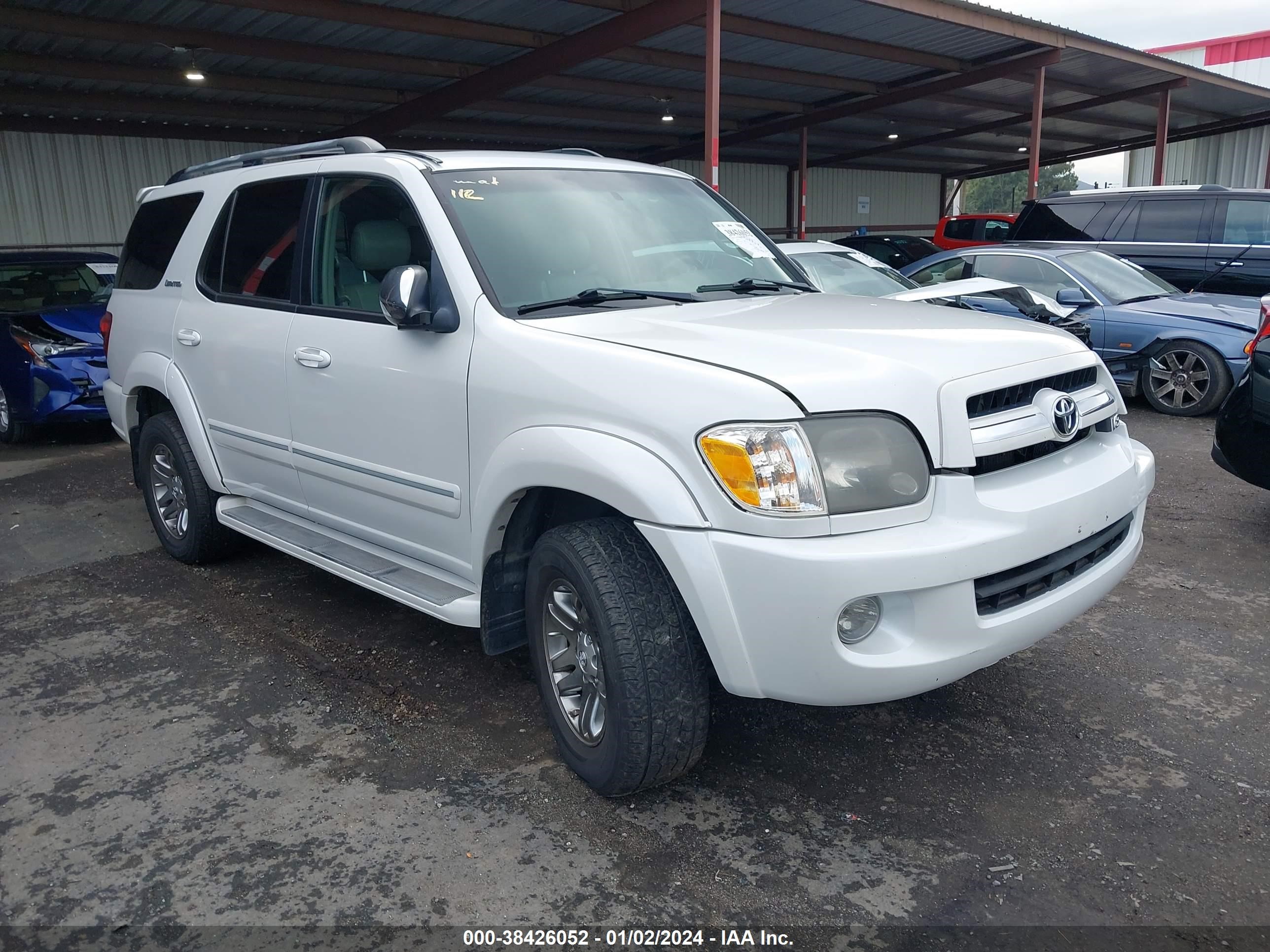 TOYOTA SEQUOIA 2007 5tdbt48a77s292239