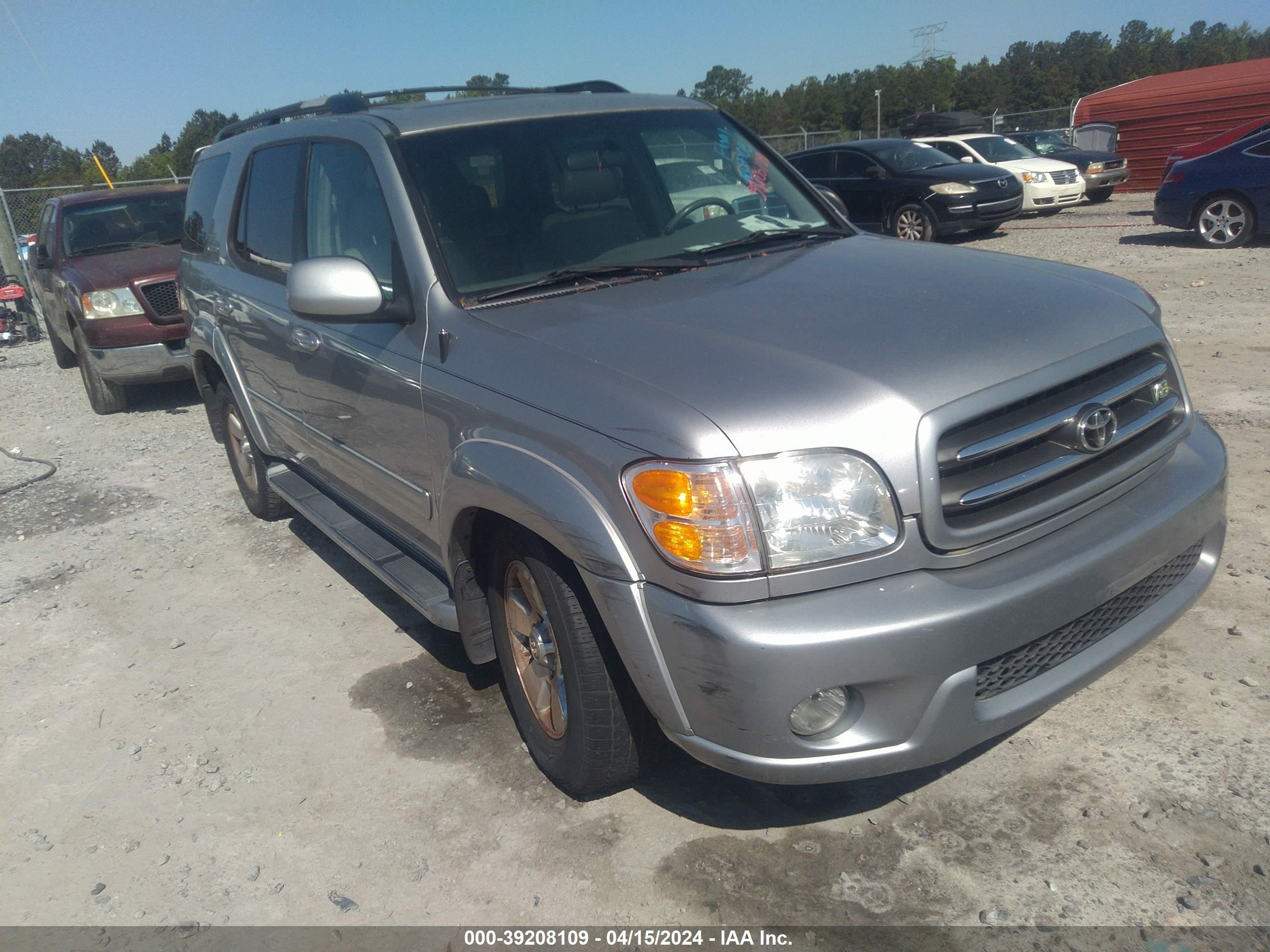 TOYOTA SEQUOIA 2001 5tdbt48a81s055475