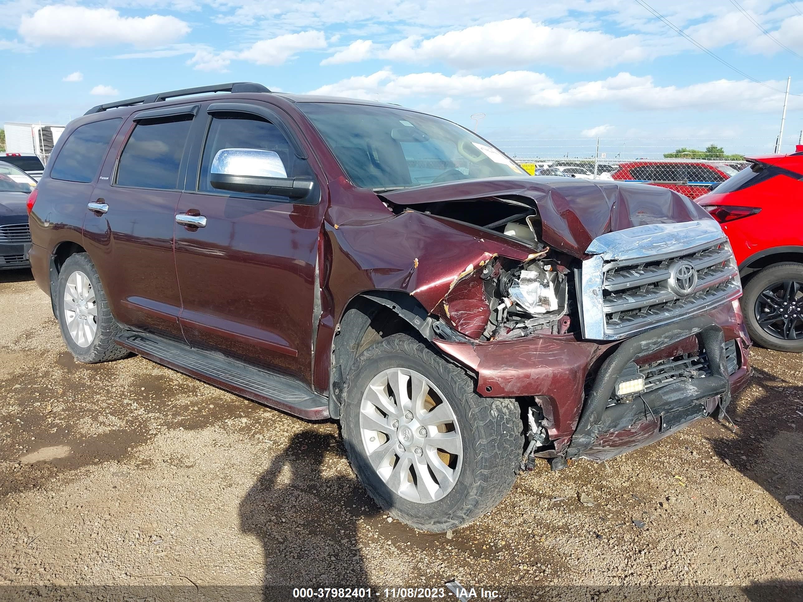 TOYOTA SEQUOIA 2008 5tdby67a58s016979