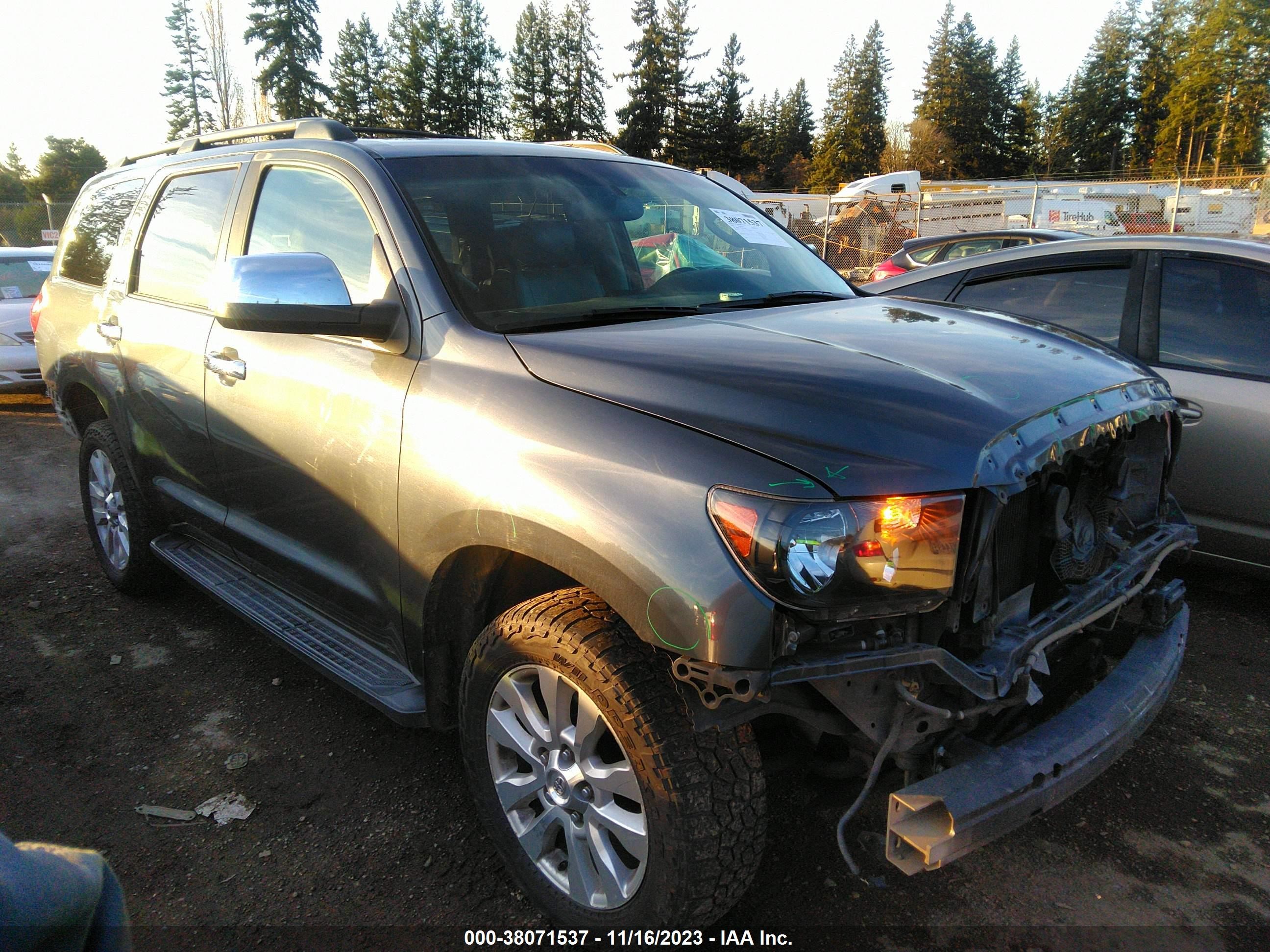 TOYOTA SEQUOIA 2008 5tdby67a78s015980