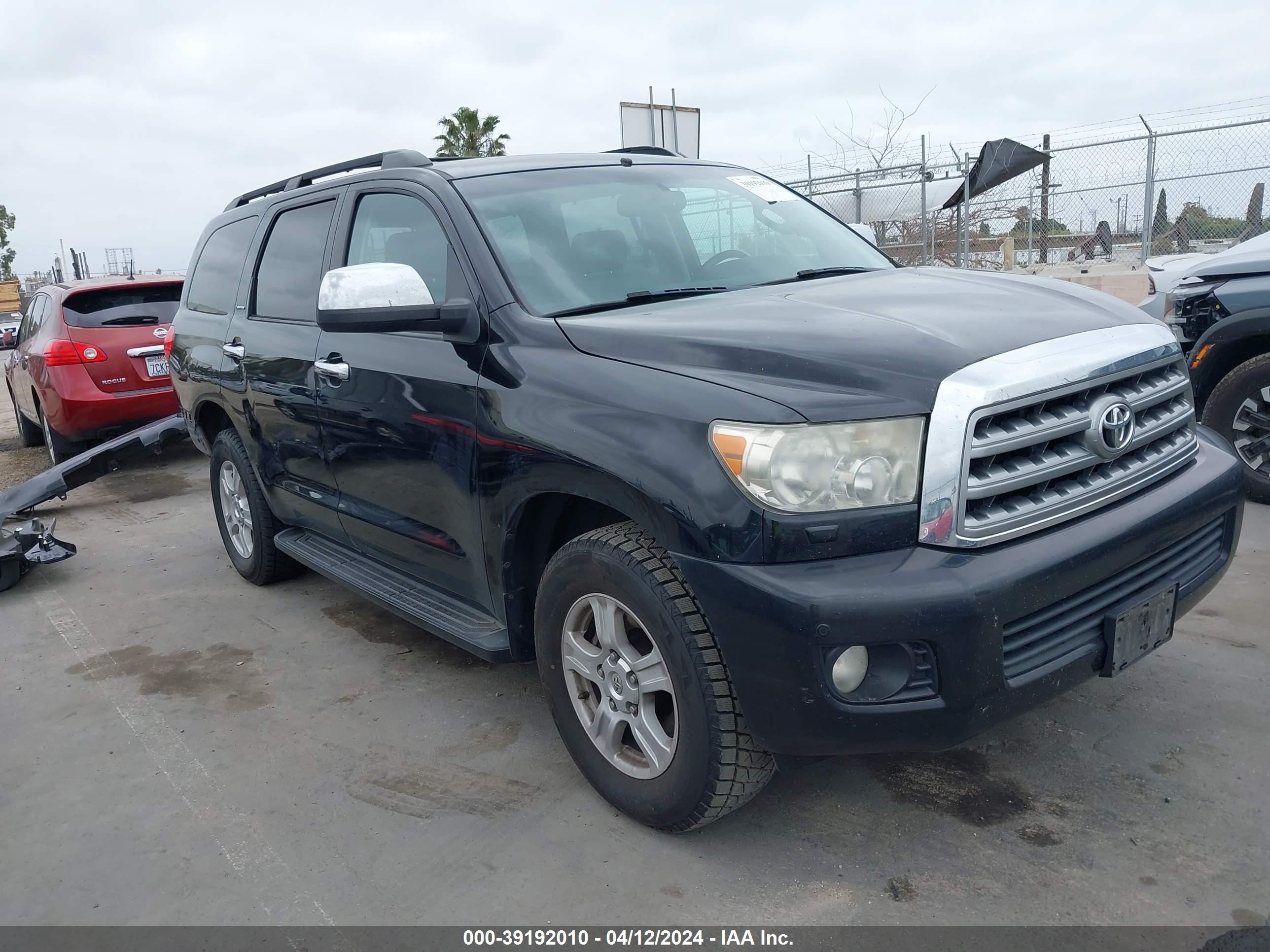 TOYOTA SEQUOIA 2008 5tdby68a48s020178