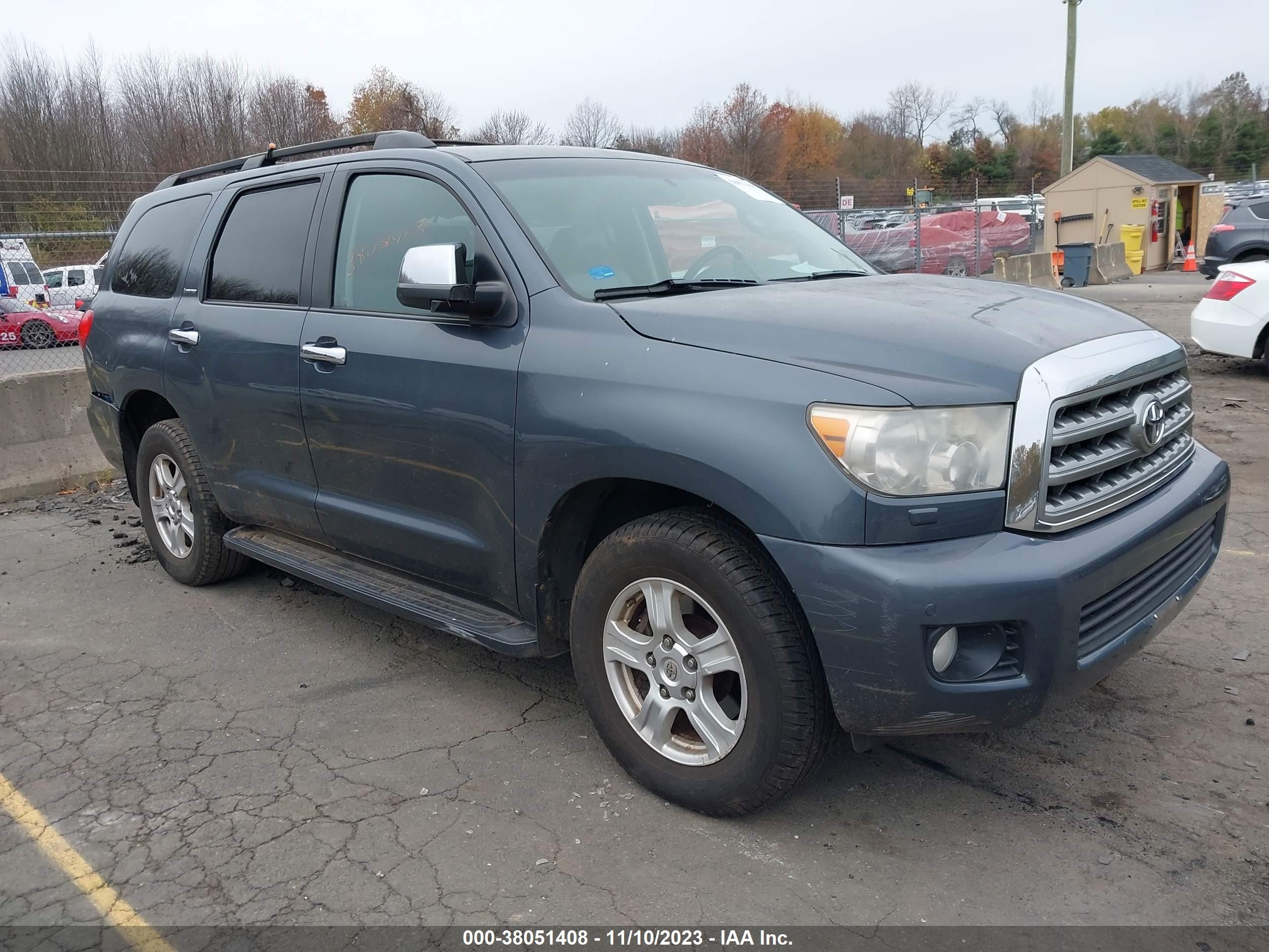 TOYOTA SEQUOIA 2008 5tdby68ax8s014384