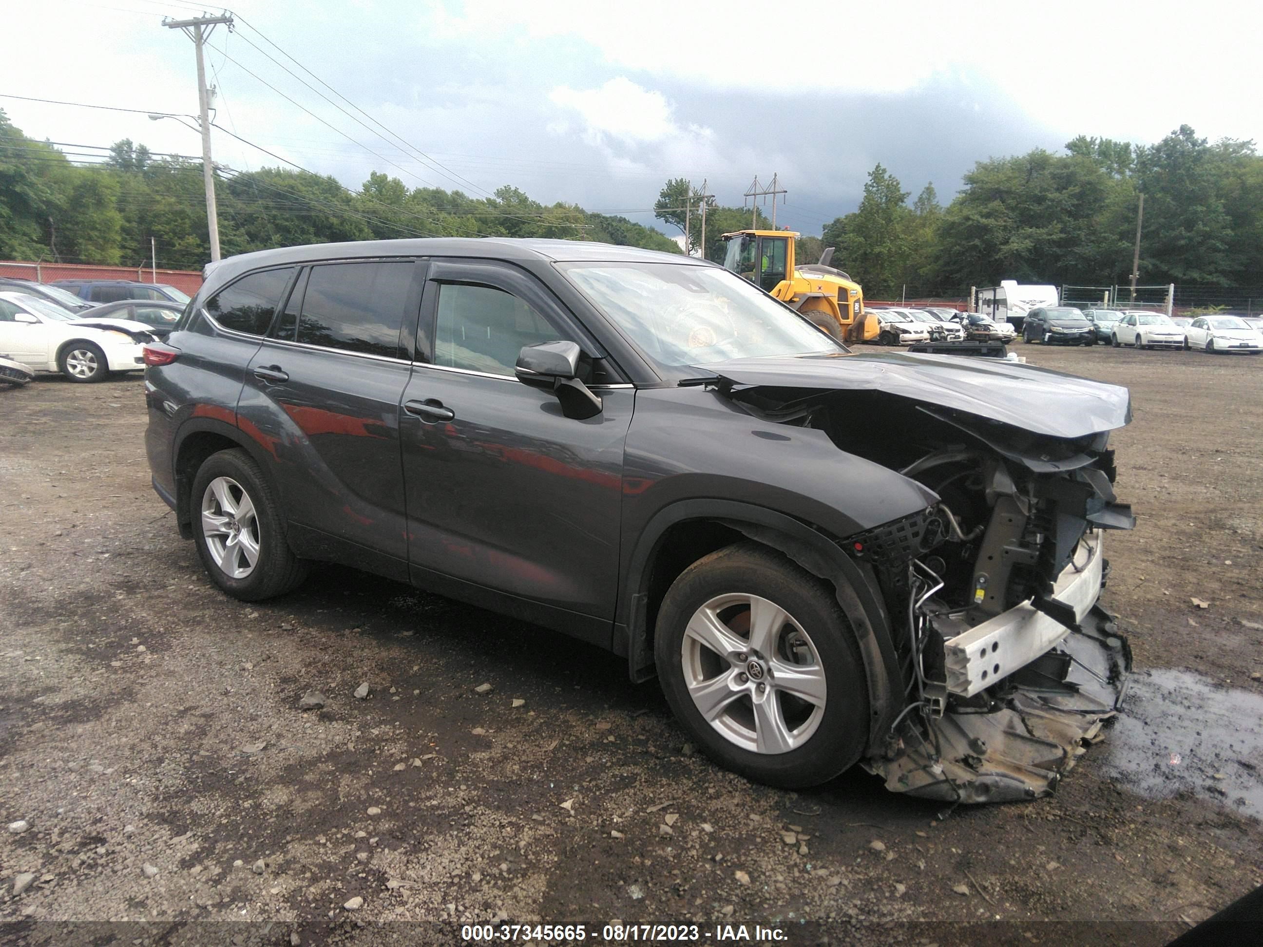 TOYOTA HIGHLANDER 2021 5tdbzrbh1ms070437