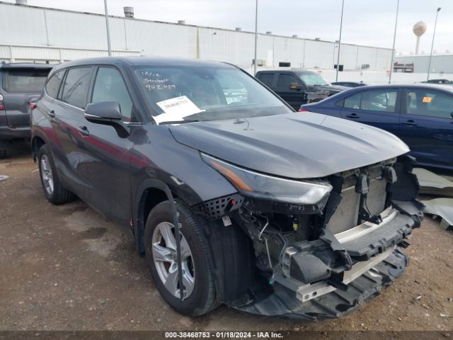 TOYOTA HIGHLANDER 2022 5tdbzrbh3ns187017