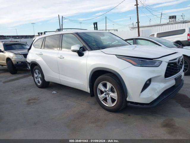 TOYOTA HIGHLANDER 2021 5tdbzrbh4ms536507