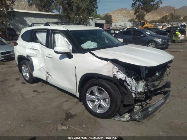 TOYOTA HIGHLANDER 2021 5tdbzrbh5ms088973