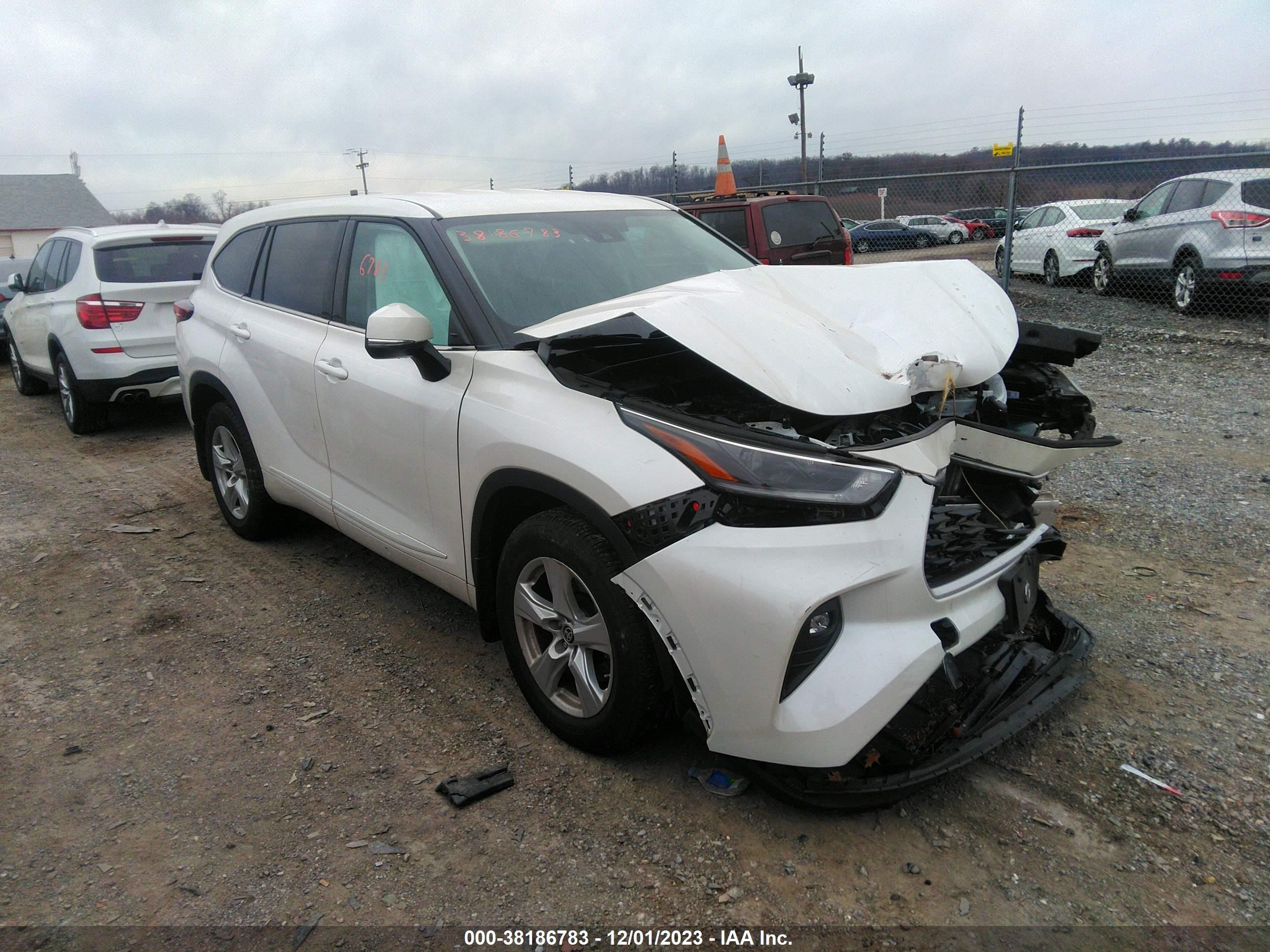 TOYOTA HIGHLANDER 2021 5tdbzrbh6ms135895