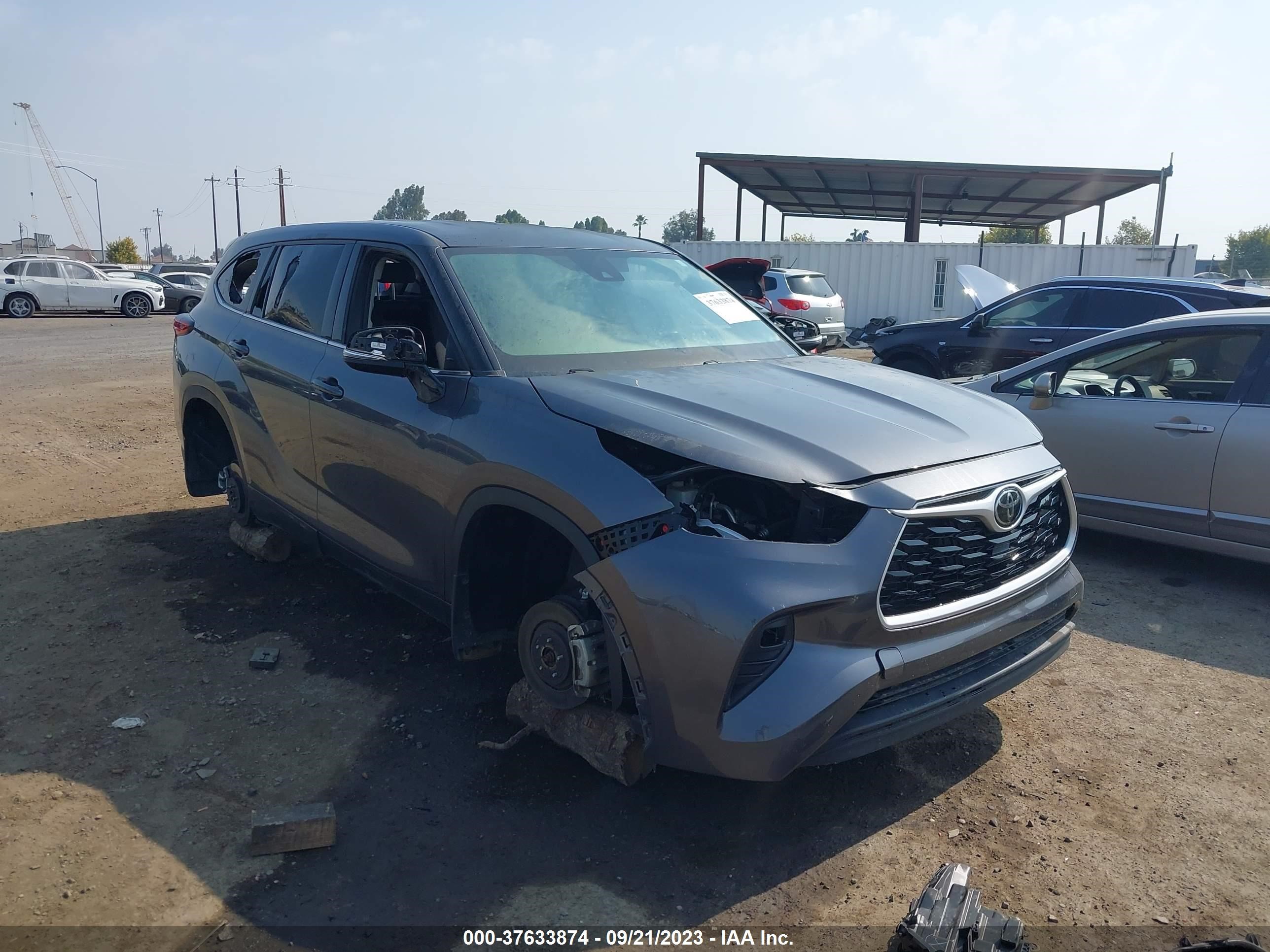 TOYOTA HIGHLANDER 2021 5tdbzrbh8ms544237