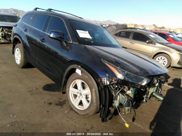 TOYOTA HIGHLANDER 2022 5tdbzrbh8ns575229