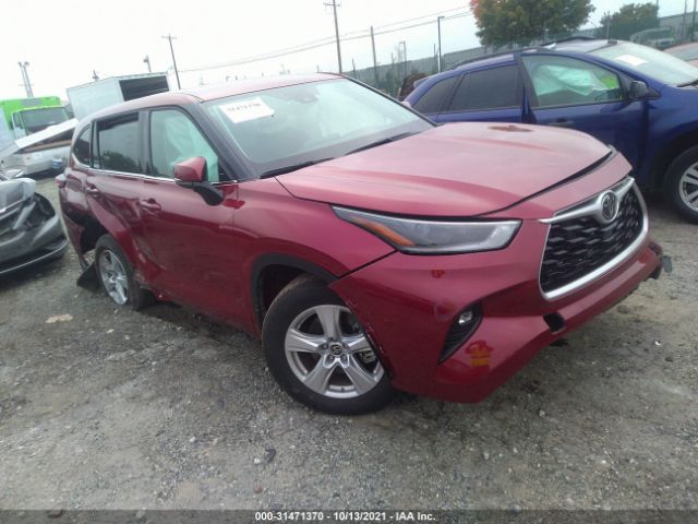 TOYOTA HIGHLANDER 2021 5tdbzrbhxms132420