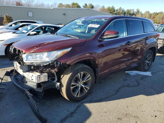 TOYOTA HIGHLANDER 2017 5tdbzrfh0hs444343