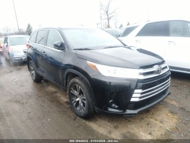 TOYOTA HIGHLANDER 2017 5tdbzrfh0hs469078