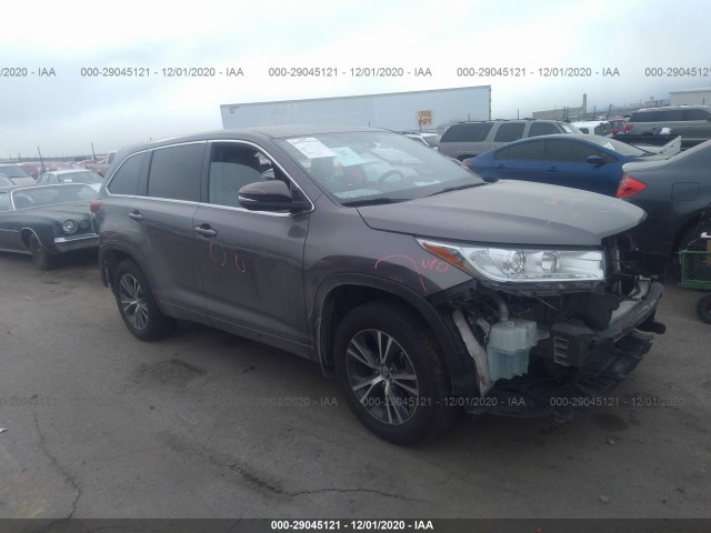 TOYOTA HIGHLANDER 2018 5tdbzrfh0js821971