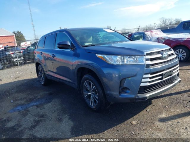 TOYOTA HIGHLANDER 2019 5tdbzrfh0ks734993