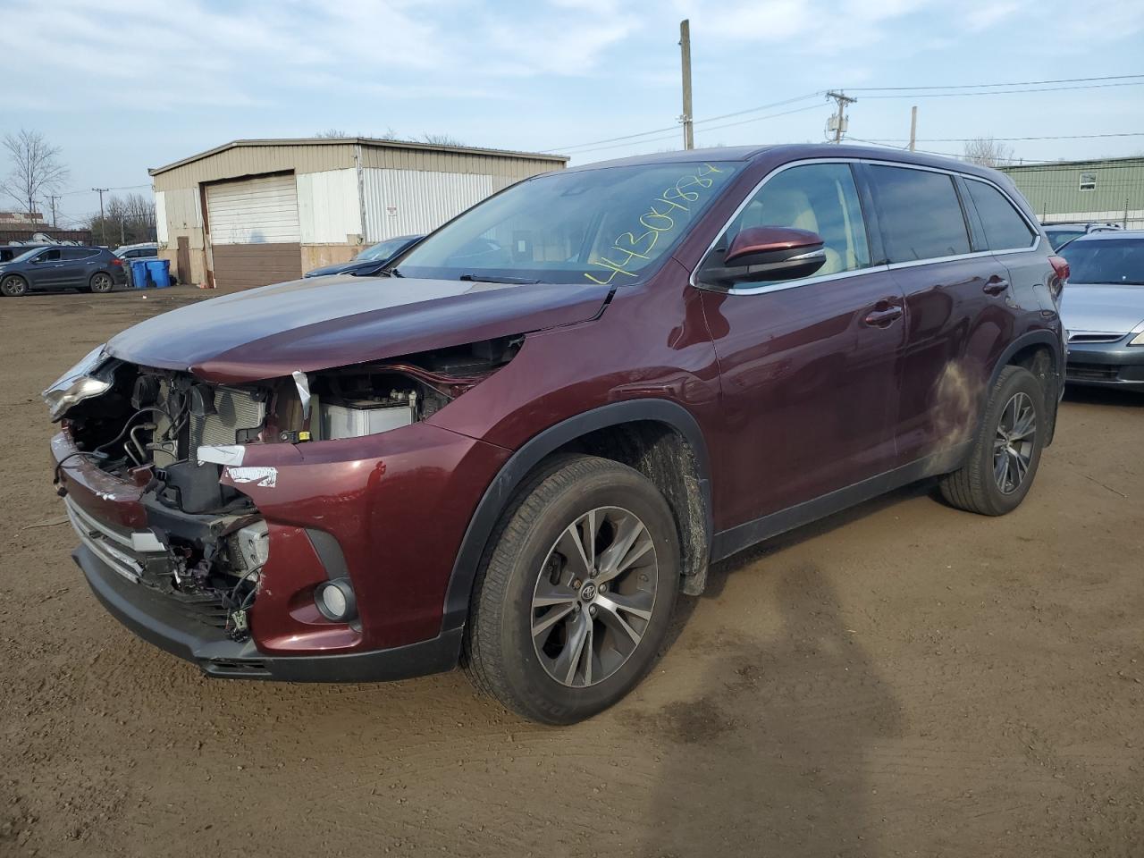 TOYOTA HIGHLANDER 2019 5tdbzrfh0ks974920