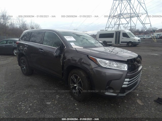 TOYOTA HIGHLANDER 2019 5tdbzrfh0ks989577