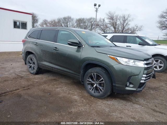 TOYOTA HIGHLANDER 2018 5tdbzrfh1js485666