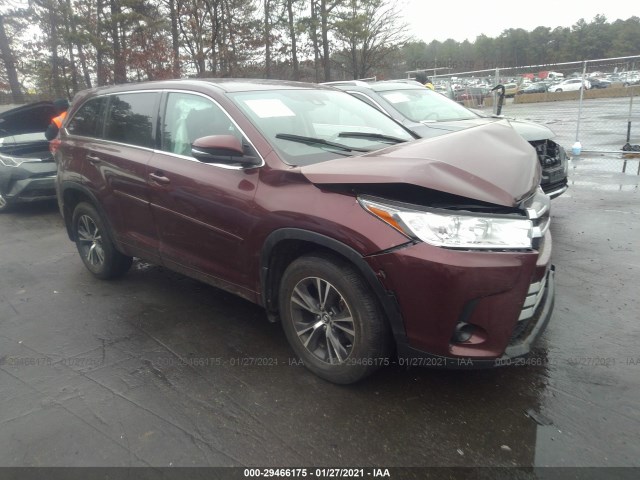 TOYOTA HIGHLANDER 2018 5tdbzrfh1js881970