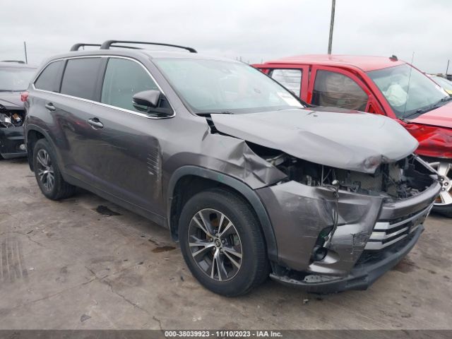 TOYOTA HIGHLANDER 2019 5tdbzrfh1ks731259