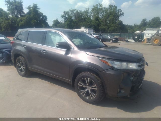 TOYOTA HIGHLANDER 2017 5tdbzrfh2hs407522